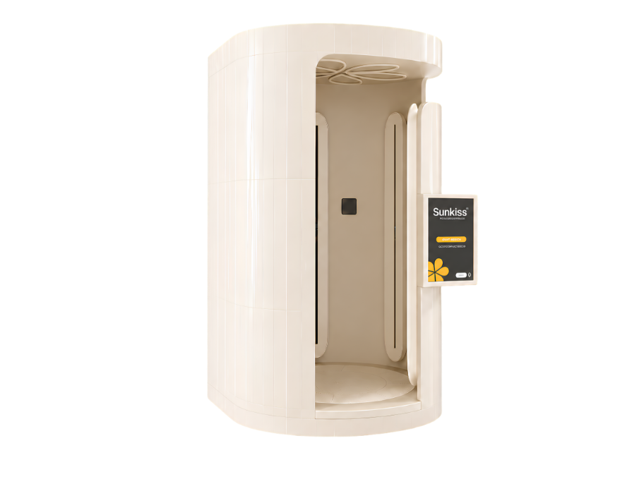 SunKiss Booth, the automated booth developed by SkinTech Innovations